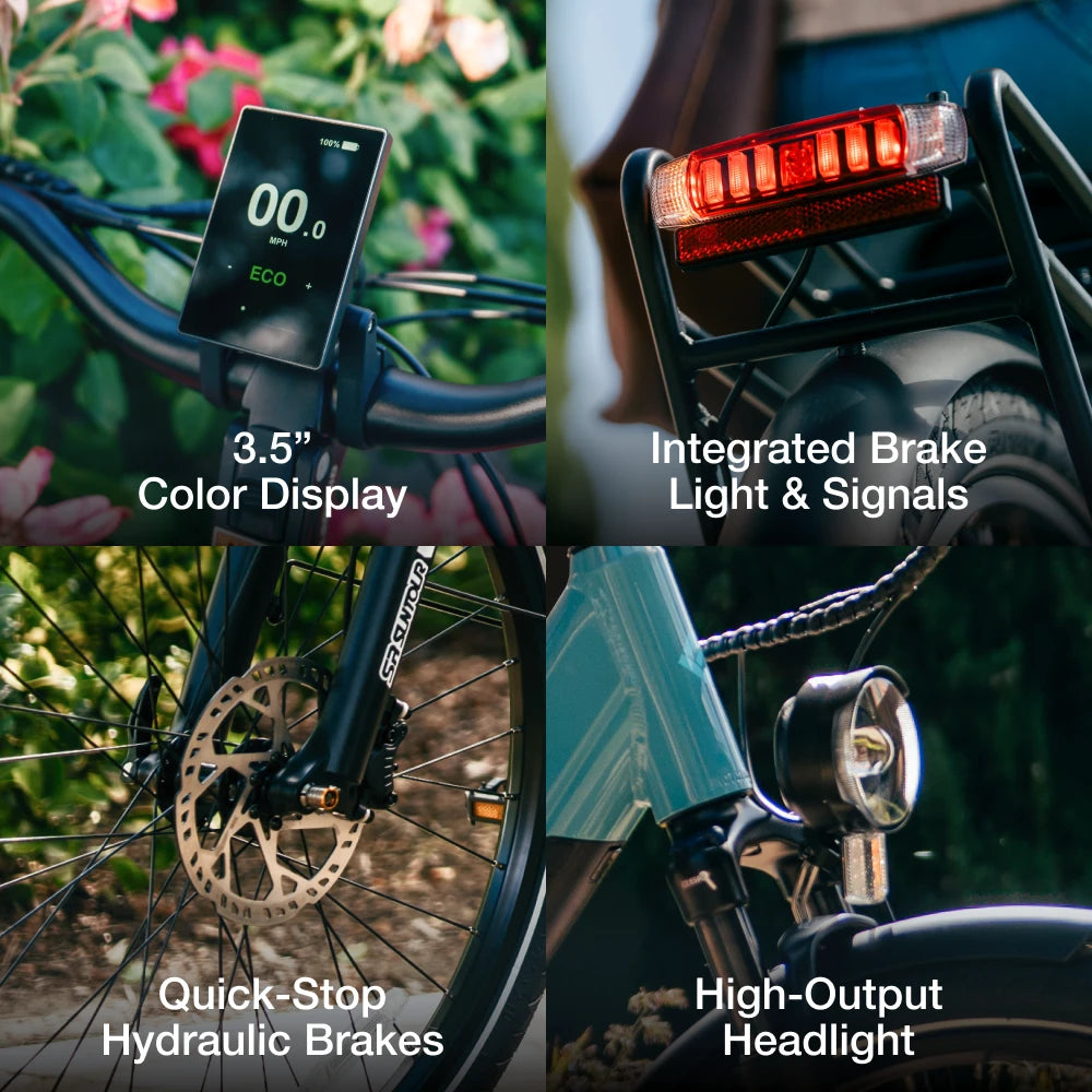 Vélo électrique XPress2 Raindrop Blue Cruiser
