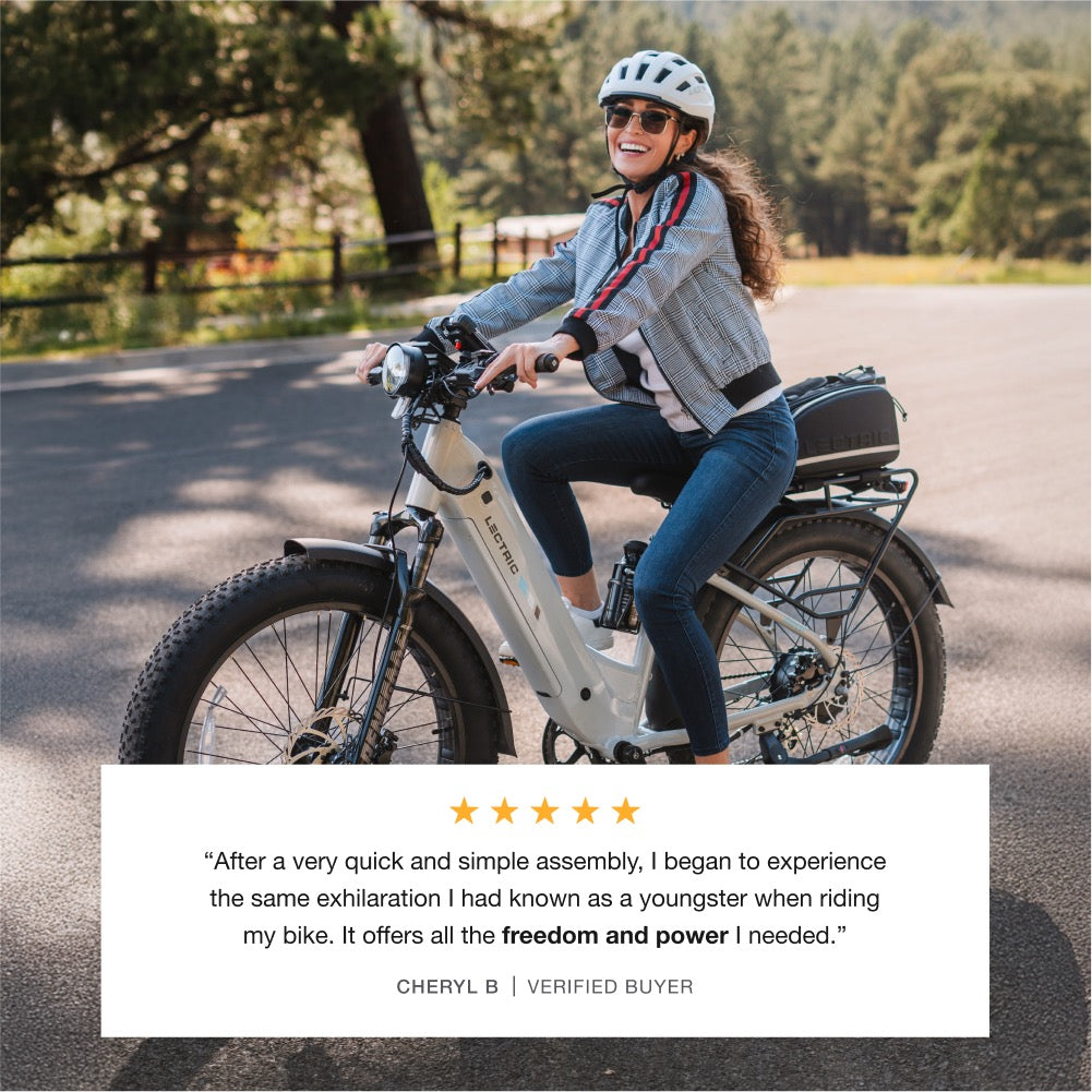Vélo électrique XPeak2 à cadre ouvert