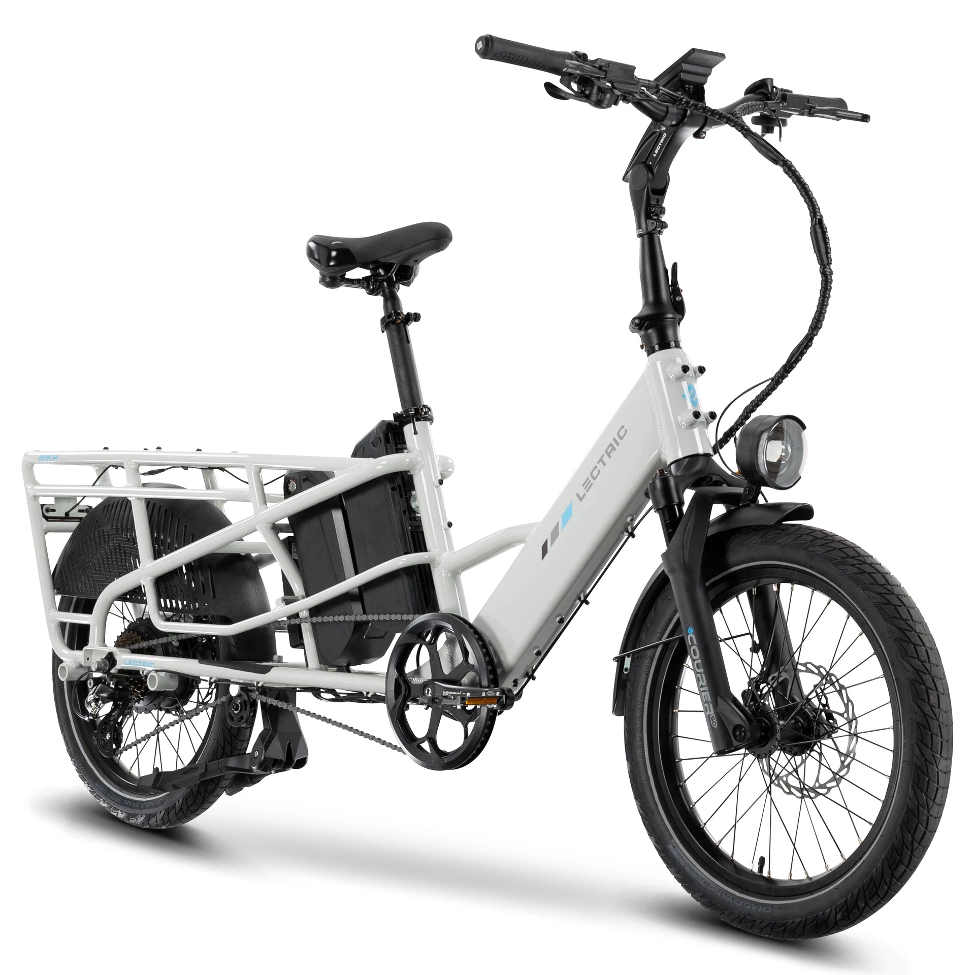 Vélo électrique XPedition2 Stratus White à double batterie et longue autonomie