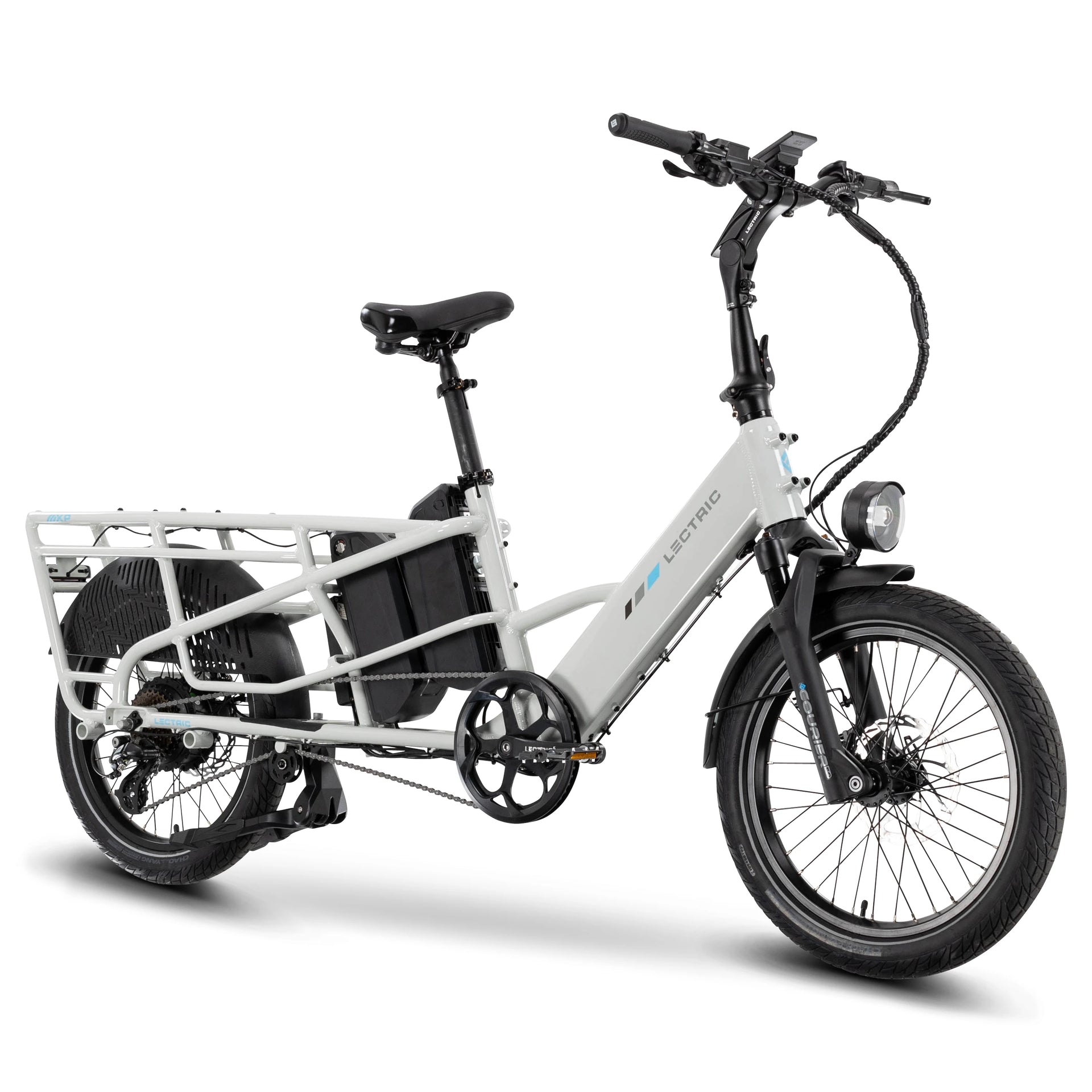 Vélo électrique XPedition2 Stratus White à double batterie et longue autonomie