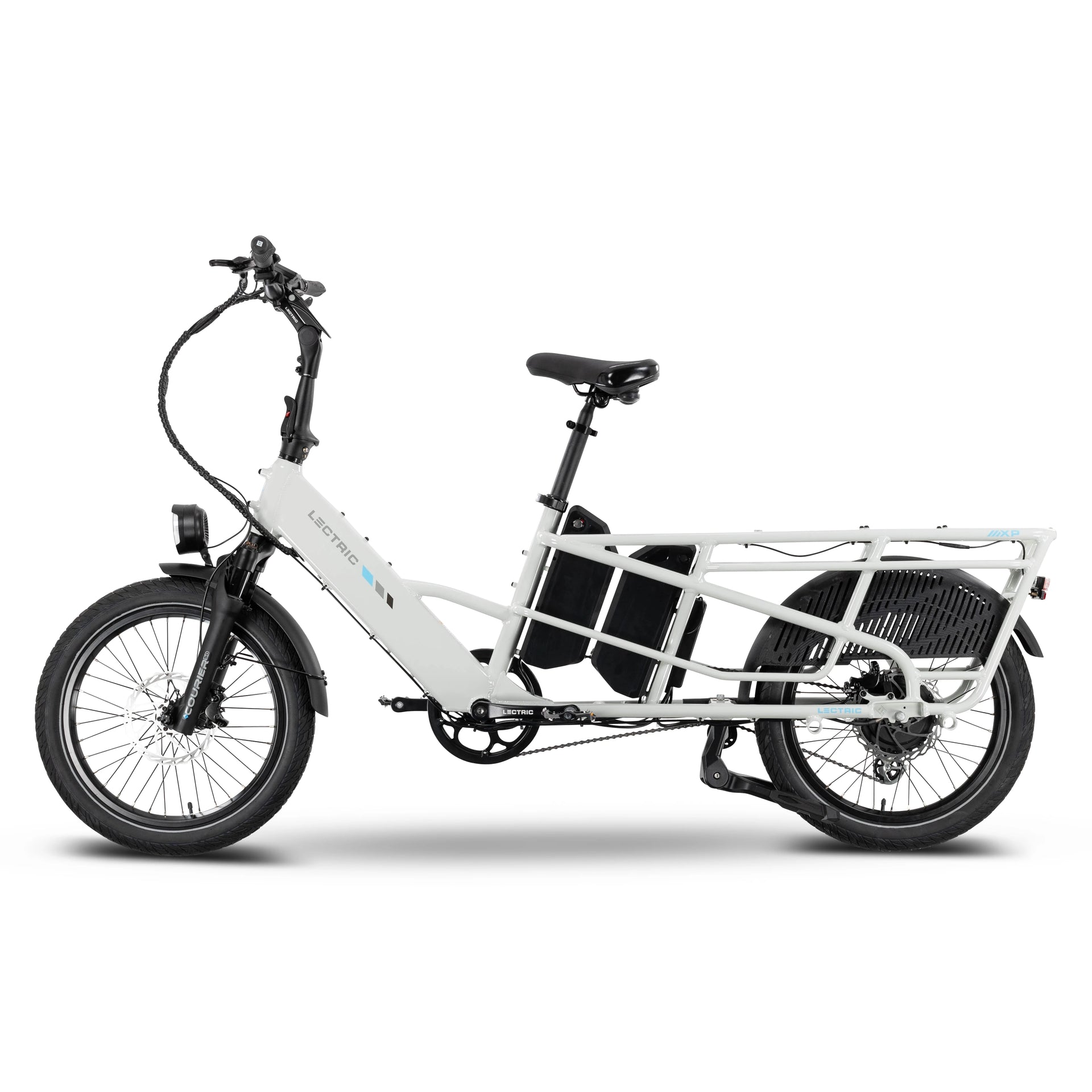 Vélo électrique XPedition2 Stratus White à double batterie et longue autonomie