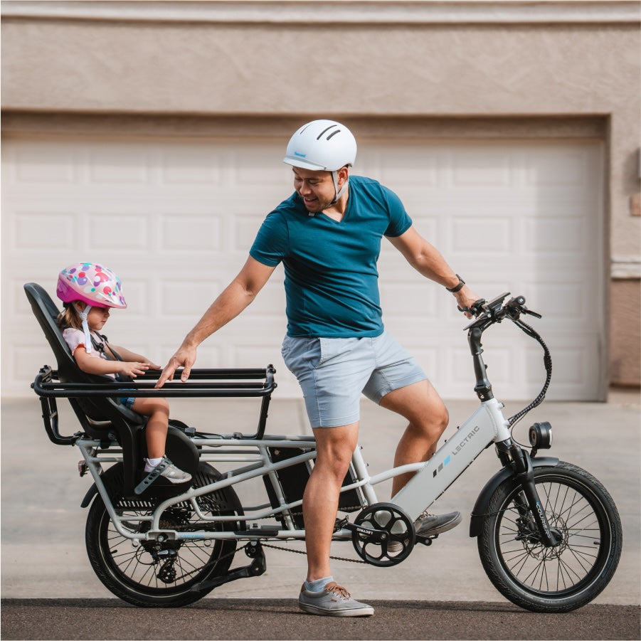 Vélo électrique XPedition2 Stratus White à double batterie et longue autonomie