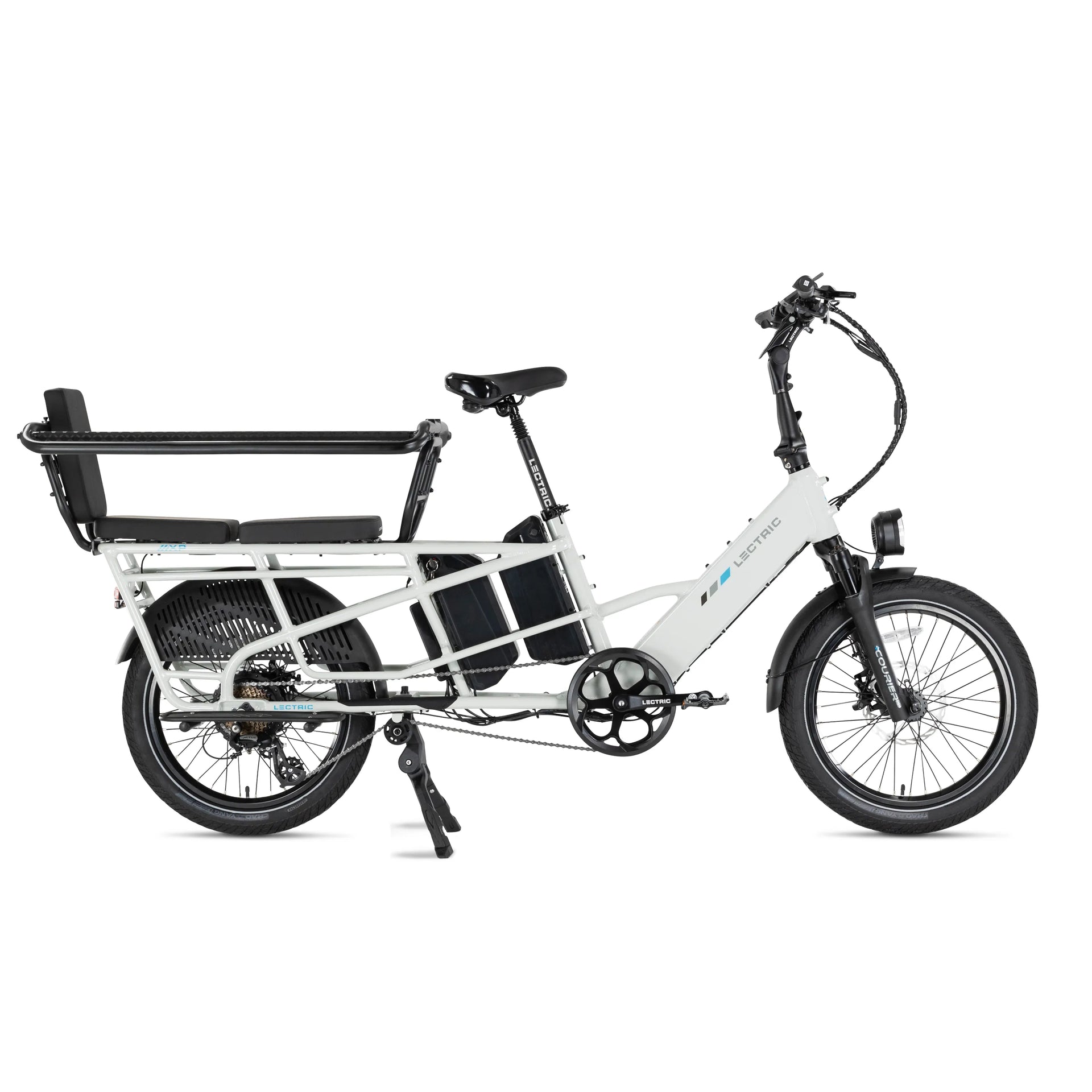 Vélo électrique XPedition2 Stratus White à double batterie et longue autonomie