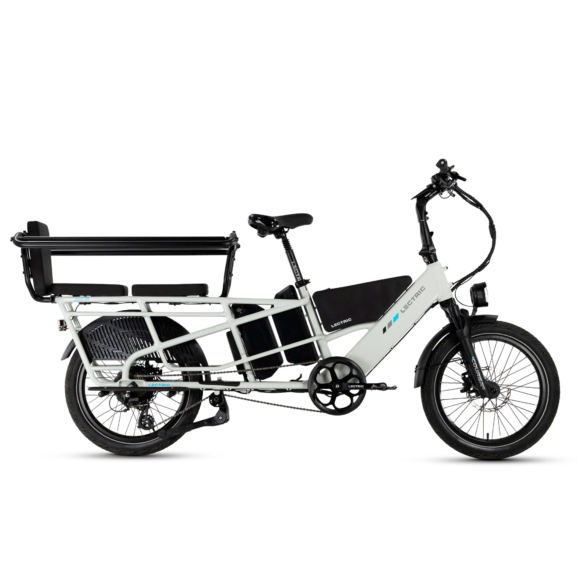 Vélo électrique XPedition2 Stratus White à double batterie et longue autonomie