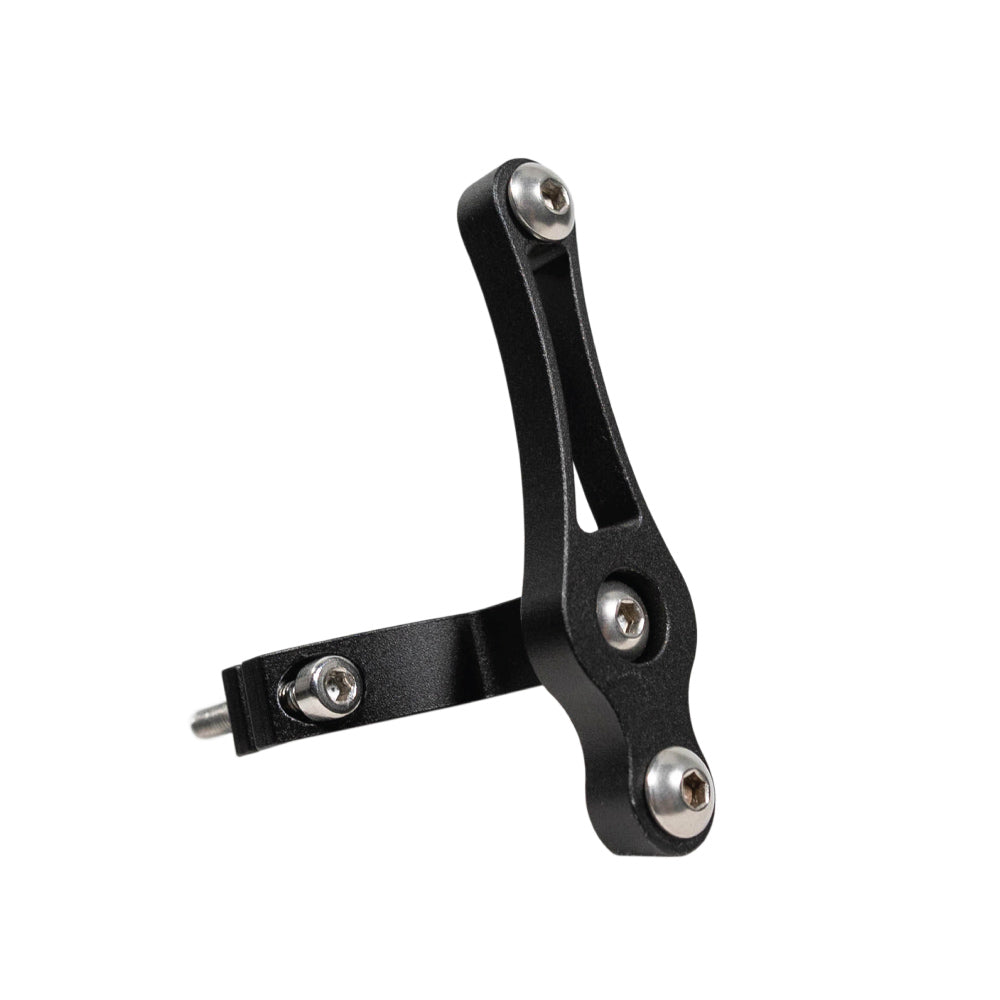 Profil latéral de l’adaptateur de cage pour bouteilles d’eau Lectric eBikes
